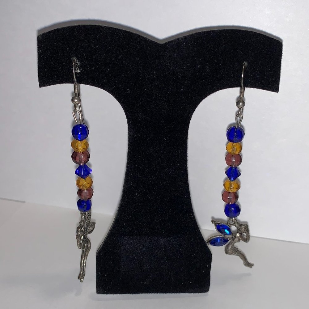 Long Dangle Fairy Earrings